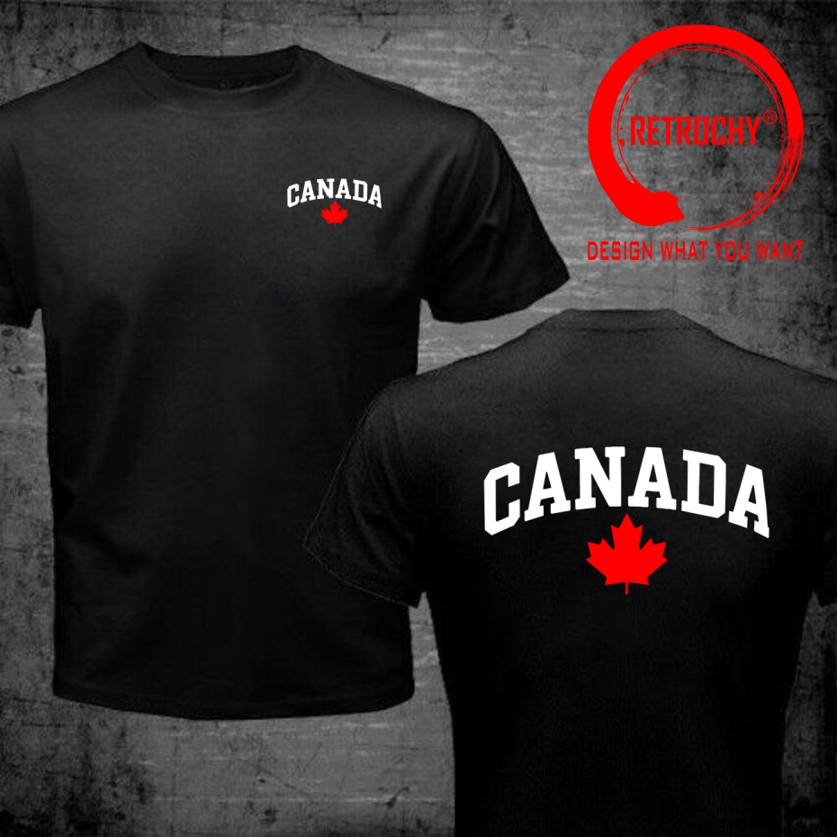 Street Fashion Canada - Canada Letter Gedrukt Grappig Ontwerp Canada