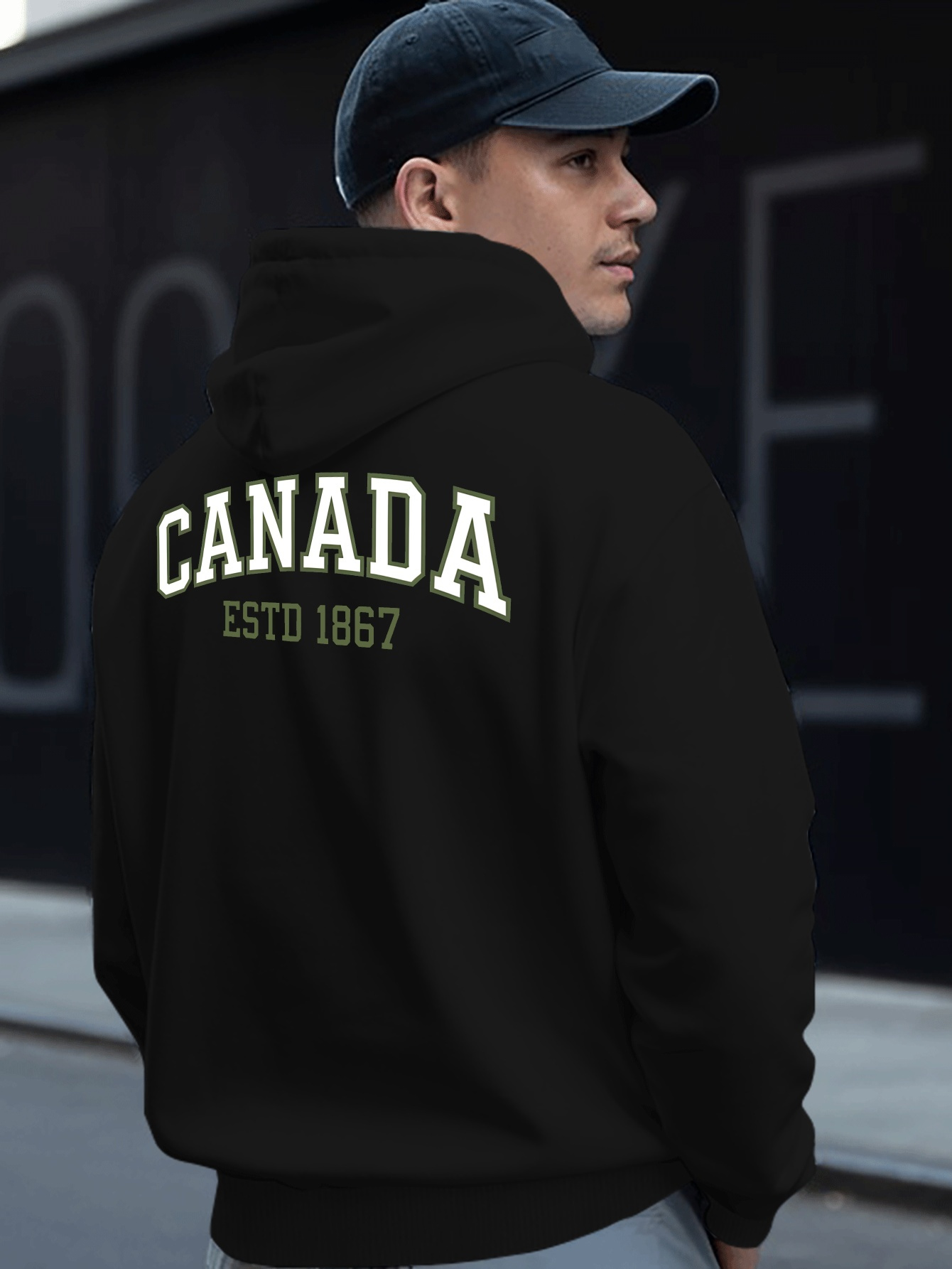 Street Fashion Canada - CANADA ESTD 1867 Heren Sweatshirt Hoodie