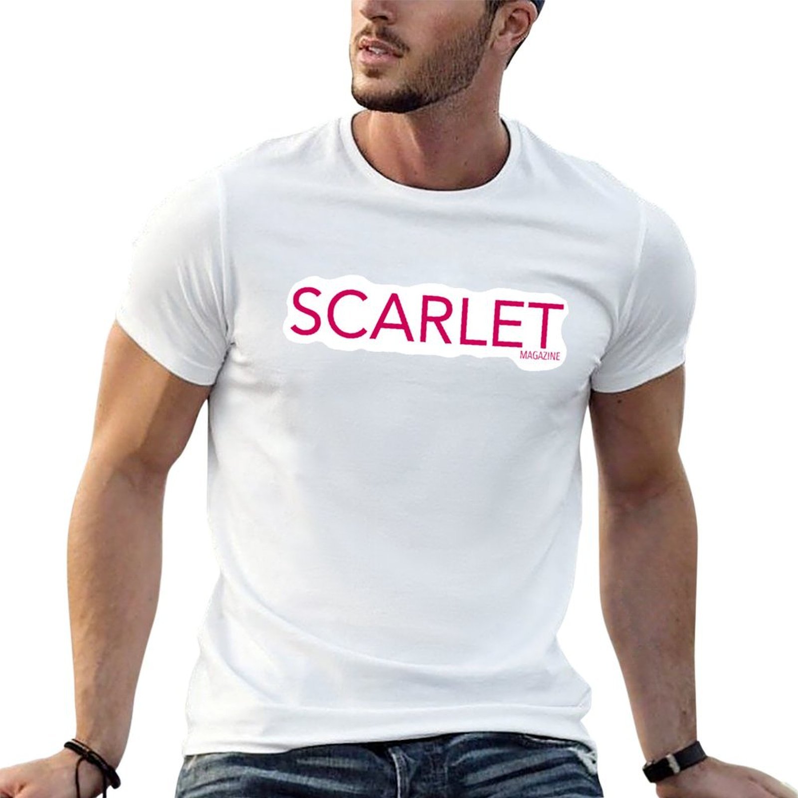 Street Fashion Magazines - scarlet magazine T-shirt Street Fashion Casual