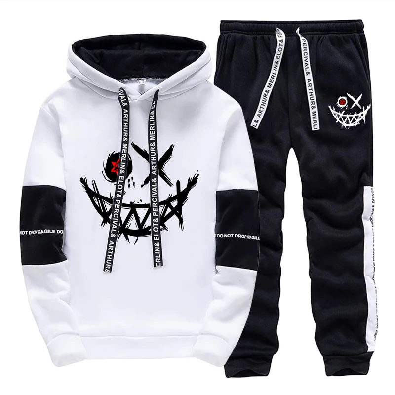 Street Fashion Outfit - Herenset/Hoodie/Broek 2026 Herfst Dagelijkse Casual Mode