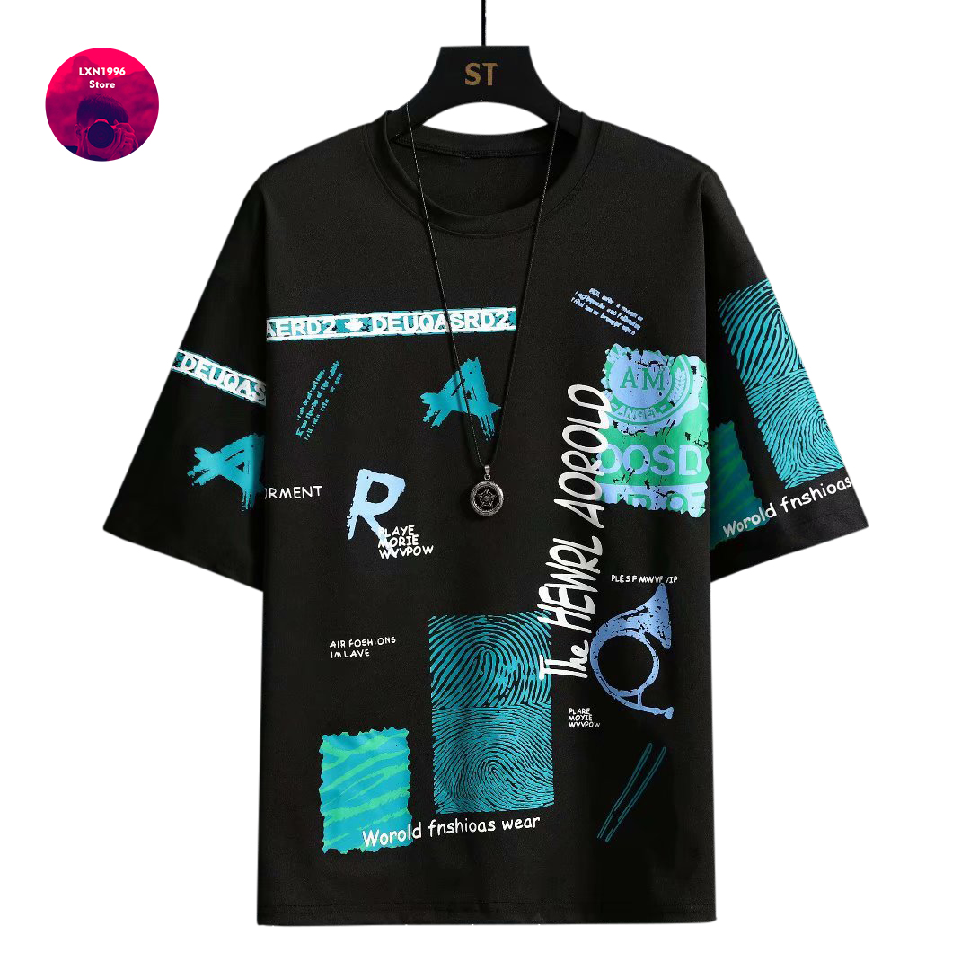 Street Fashion Japan Brand - Mannen Harajuku Grafische Zwarte Zomer Korte