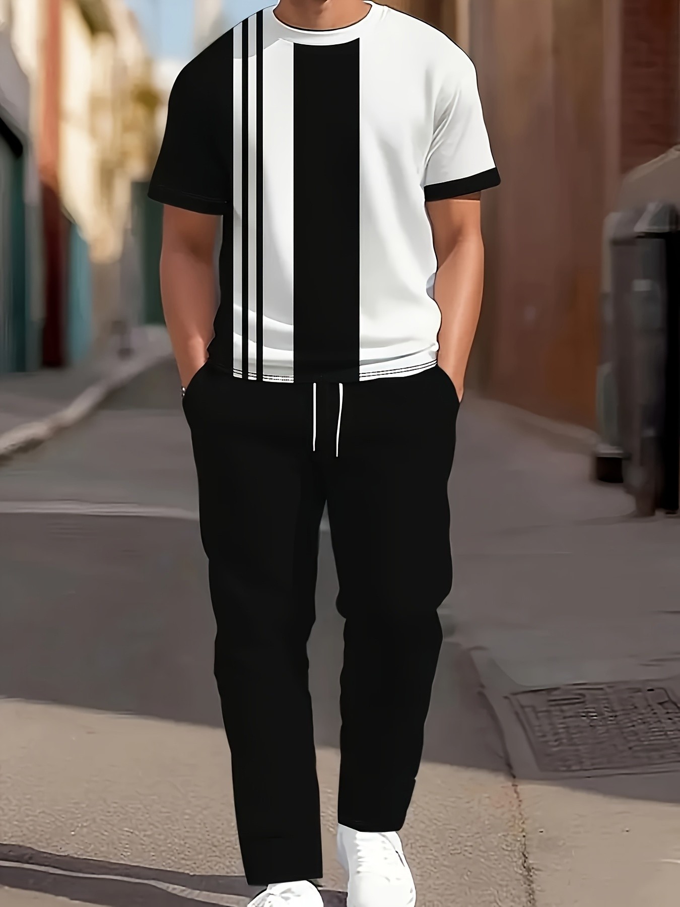 Street Fashion Male - Zomer 2026 Nieuwe Heren Korte Mouwen