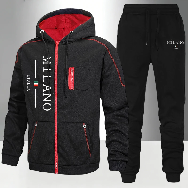 Street Fashion Hoodie - Italië Mode Herenset/Jas/Broek Herfst Winter Dagelijks