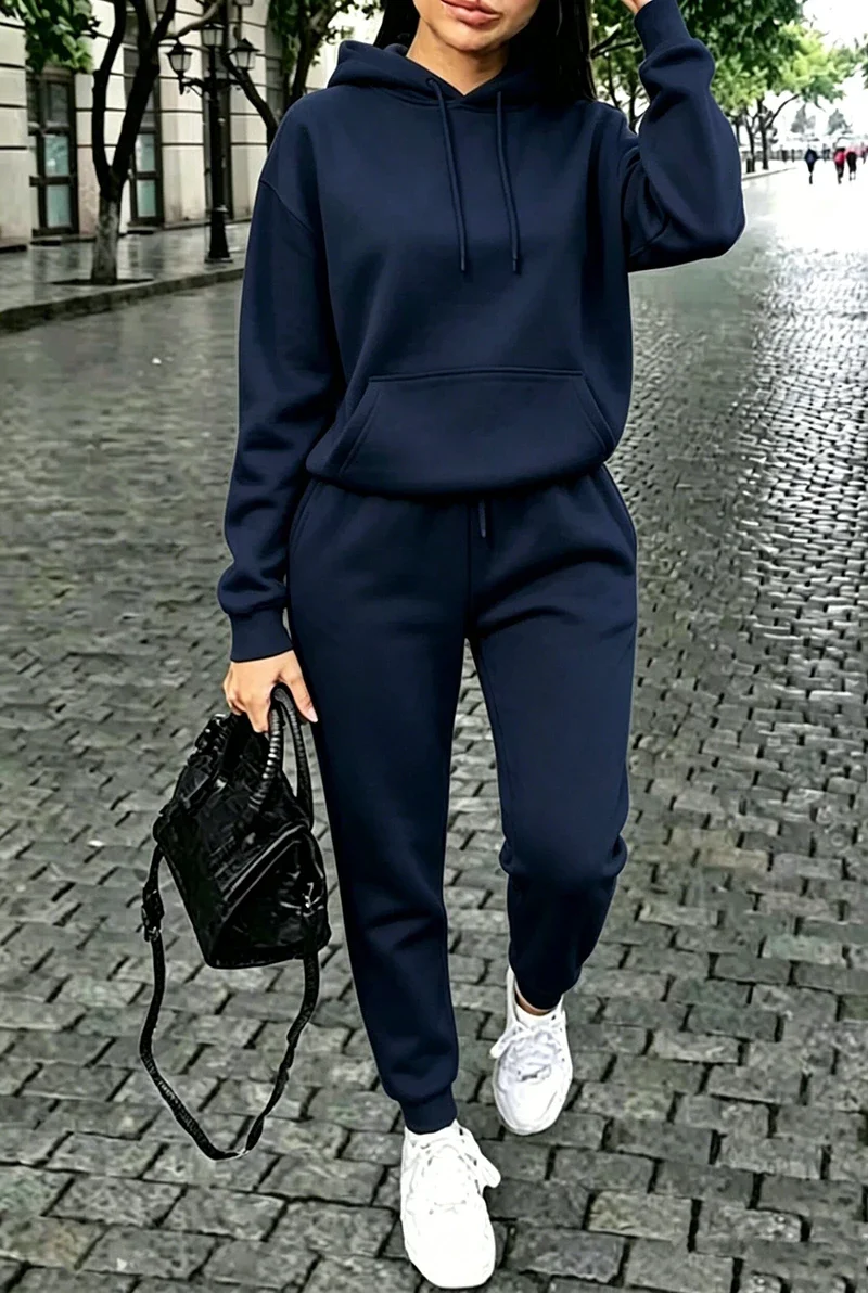 Street Fashion Hoodie - Outdoor Sport Jogging Dameskleding Enkel Stuk