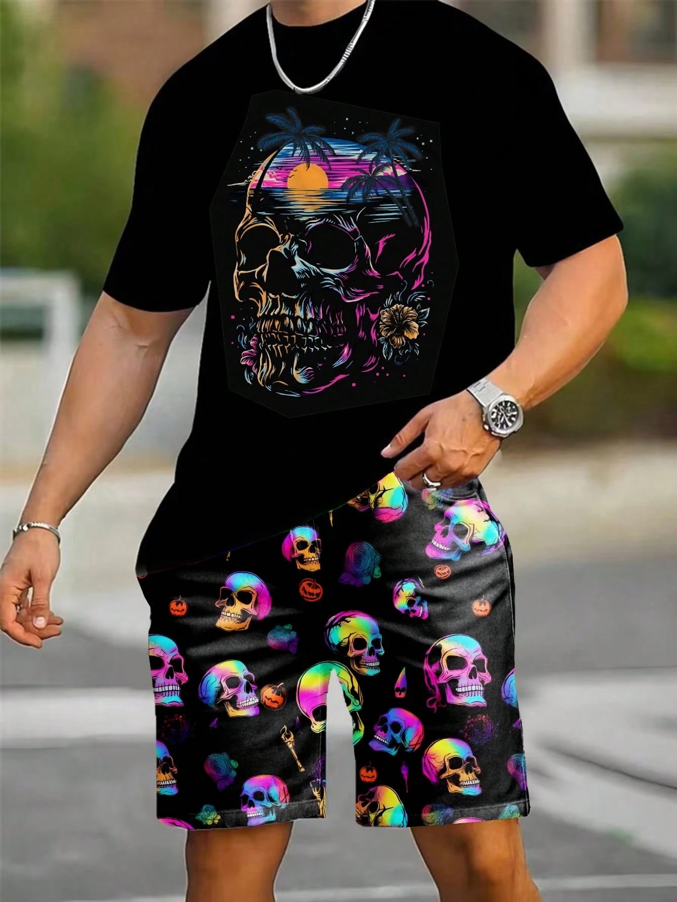 Street Fashion Male - Zomer 2026 Nieuwe Heren Korte Mouwen