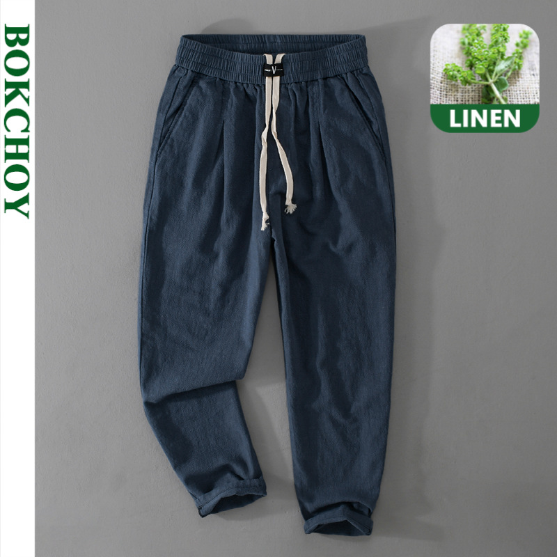 Street Fashion News - Lente Zomer Nieuwe Linnen Casual Cargo