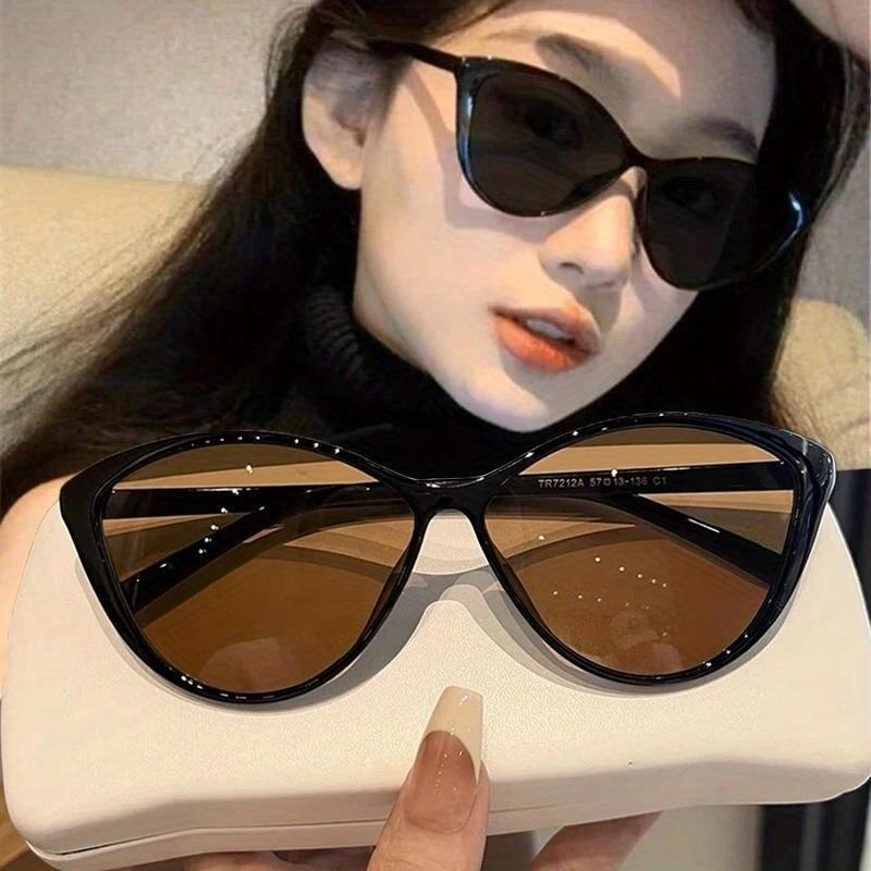 Street Fashion Vintage - 1Pc Retro Frame Cat Eye Zonnebril