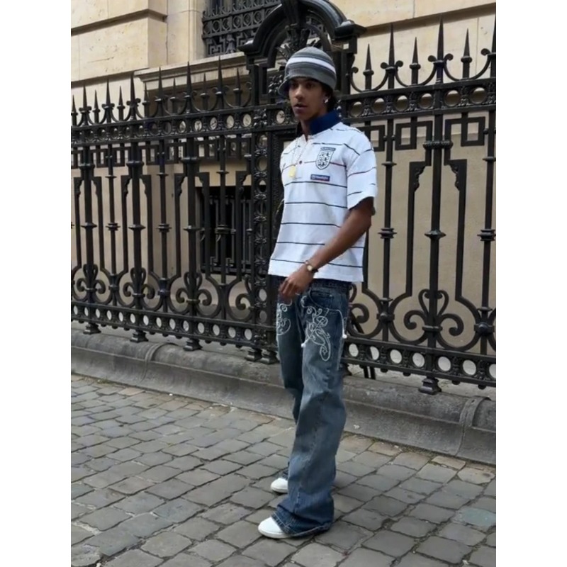Retro Y2K 2-delige set streets - Street Fashion Male recensie en prijs