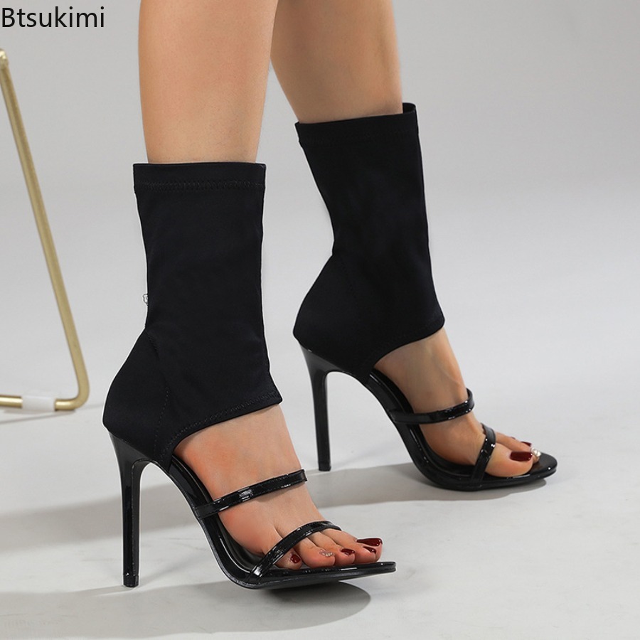 Sexy stretchlaarzen hoge hakke - Street Fashion Outfit recensie en prijs