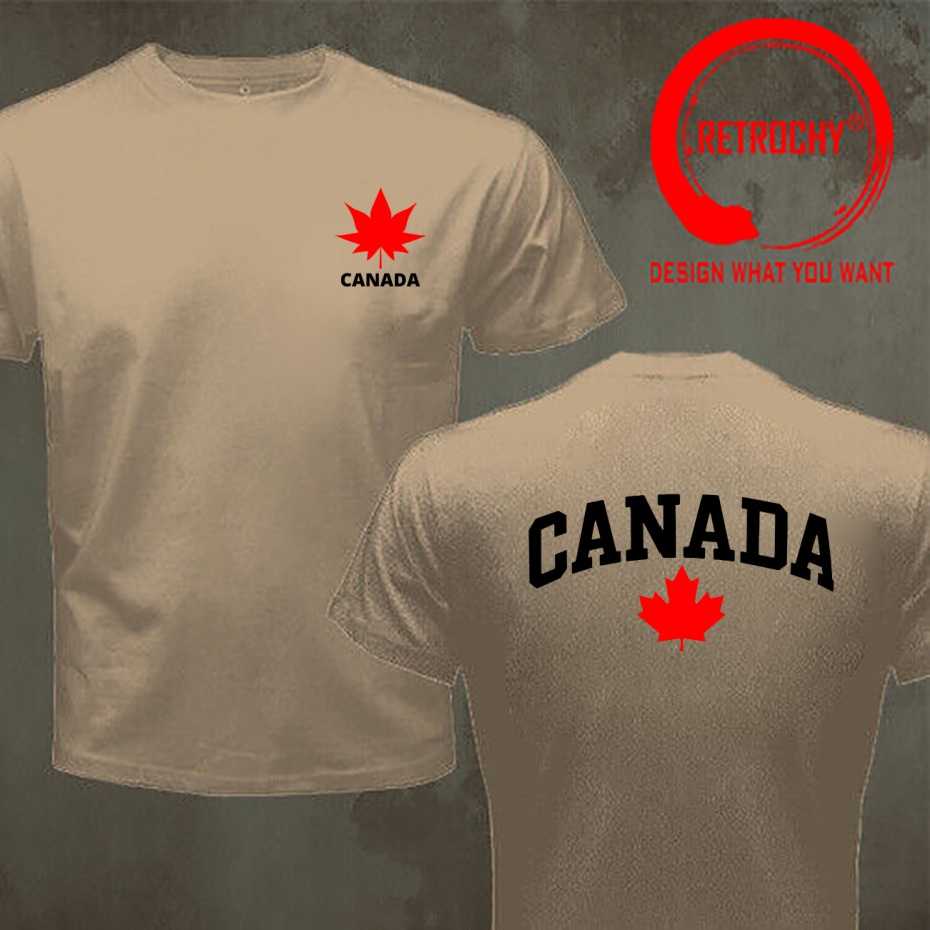 Canada Letter Gedrukt Grappig  - Street Fashion Canada recensie en prijs