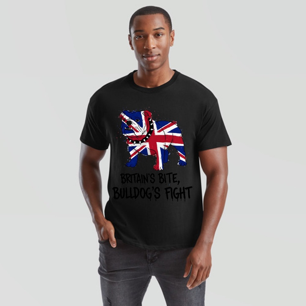Union Jack Bulldog T-shirt Bri - Street Fashion Uk recensie en prijs
