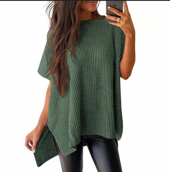 Casual chenille T-shirt oversi - Longline Tee Oversized recensie en prijs