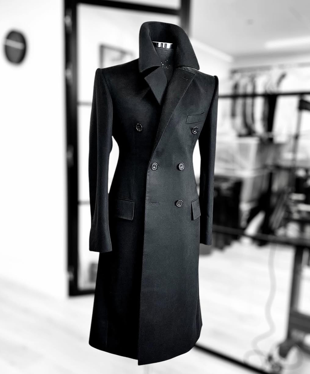 Mode wollen mix jas heren zwar - Street Fashion Shanghai recensie en prijs