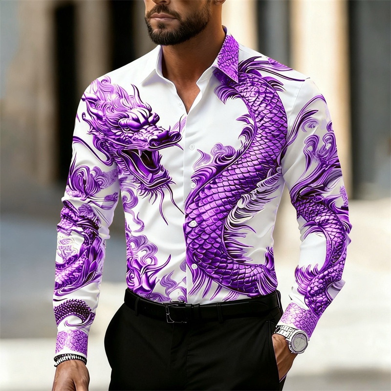 Herenshirt met lange mouwen, C - Street Fashion Shanghai recensie en prijs