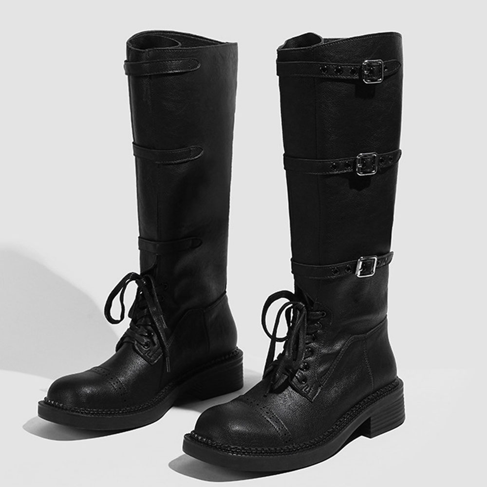 Dames Kniehoge Laarzen Vintage - Street Fashion Vintage recensie en prijs