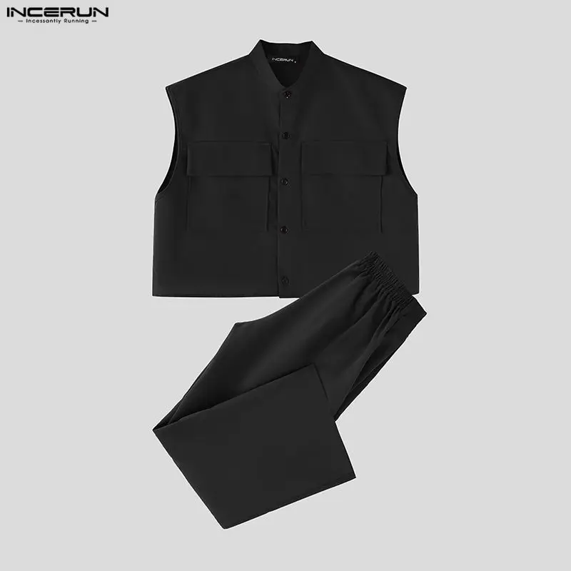 INCERUN Mannen Sets Solid Mouw - Street Fashion Male recensie en prijs