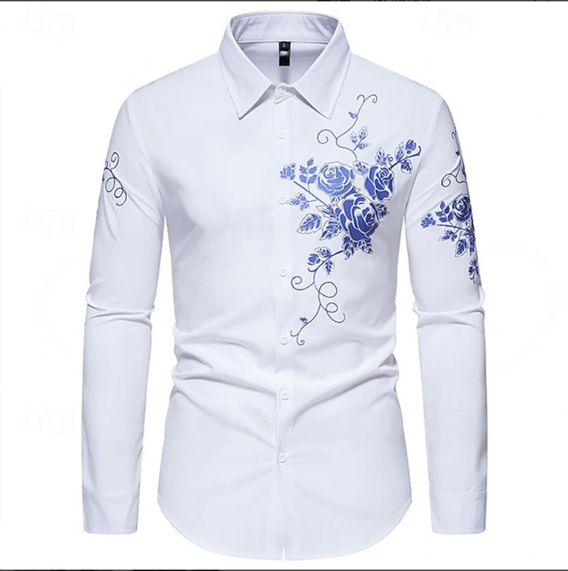 Vintage 3D-geprint cowboyshirt - Street Fashion Shanghai recensie en prijs