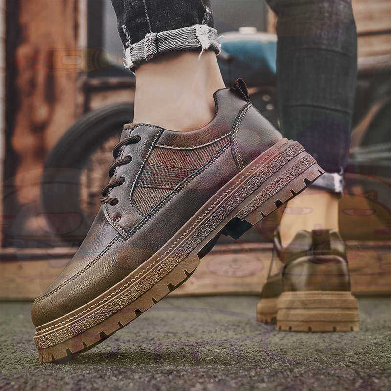 Donker natuurlijk leer Mode-sn - Street Fashion Uk recensie en prijs