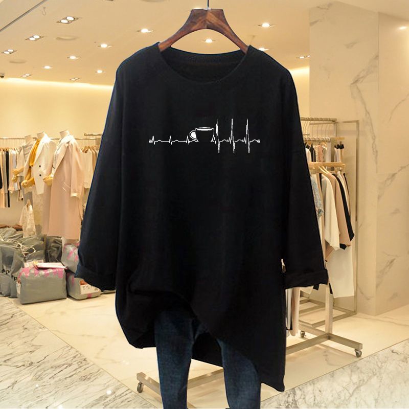 Dameskleding Mode Puur Katoen  - Longline Tee Oversized recensie en prijs