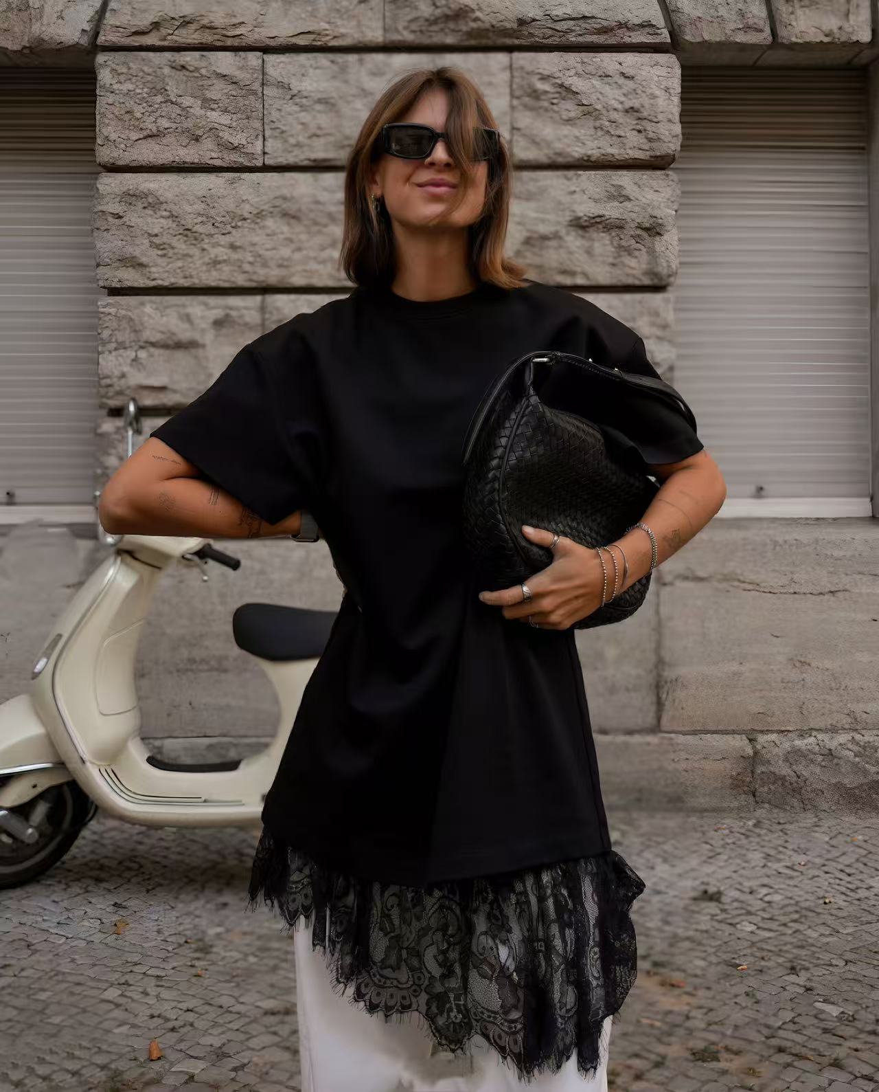Oversized dames T-shirt met ha - Longline Tee Oversized recensie en prijs