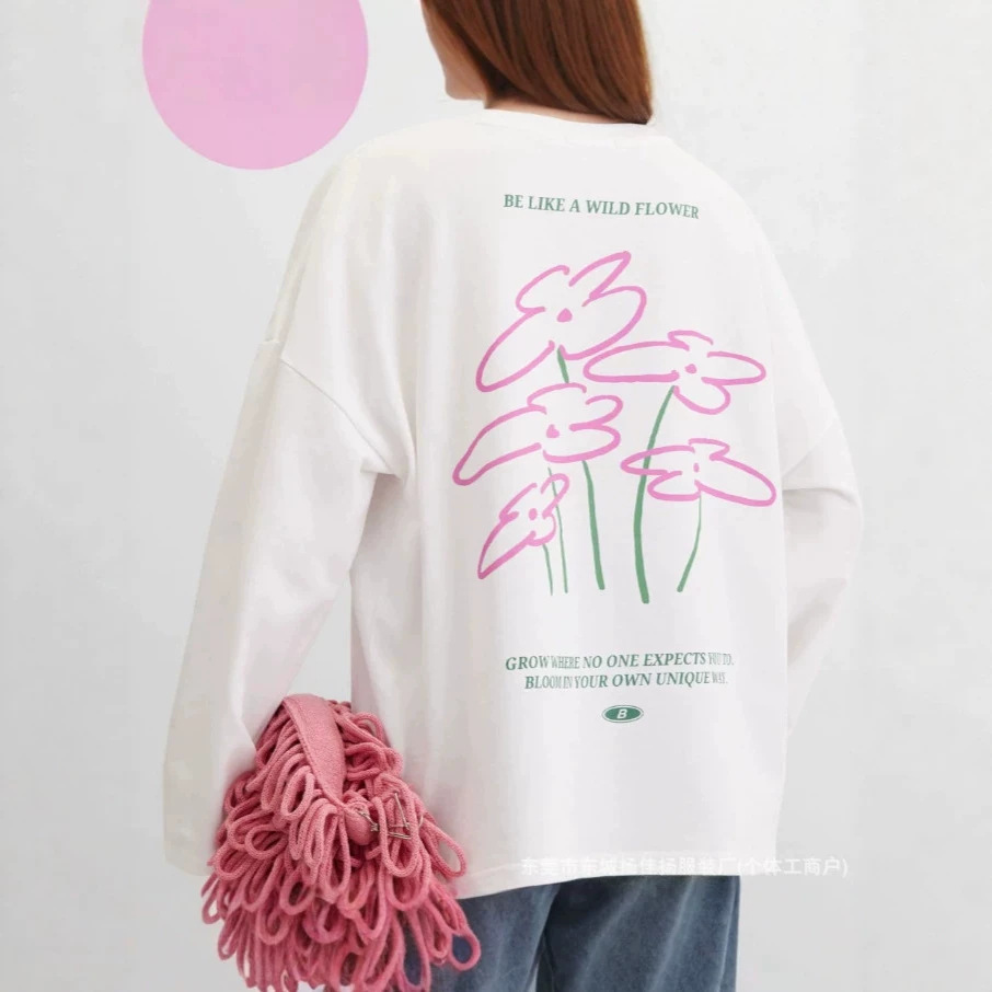 Sweet Preppy Campus Minimal Li - Longline Tee Oversized recensie en prijs