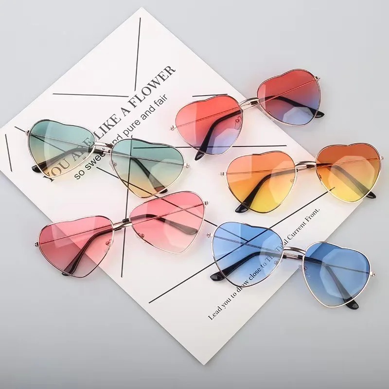 Mode hartvormige metalen zonne - Street Fashion Vintage recensie en prijs