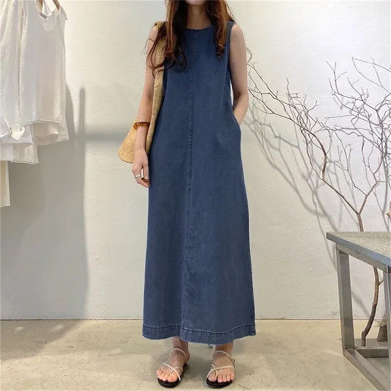 Modieuze lange jurk met ronde  - Street Fashion Shanghai recensie en prijs