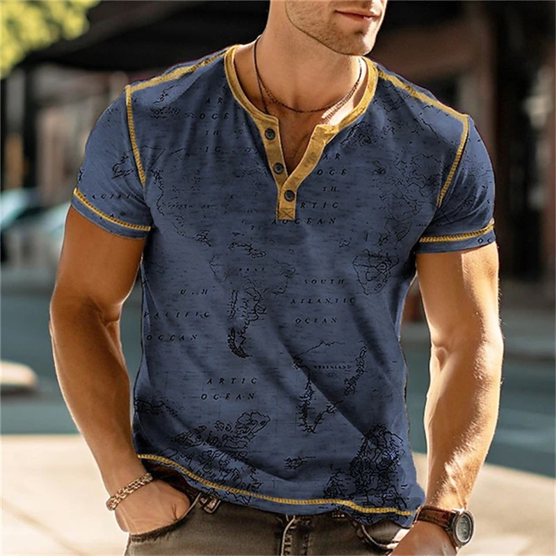 Herenshirts Henry, grappige 3D - Street Fashion Vintage recensie en prijs