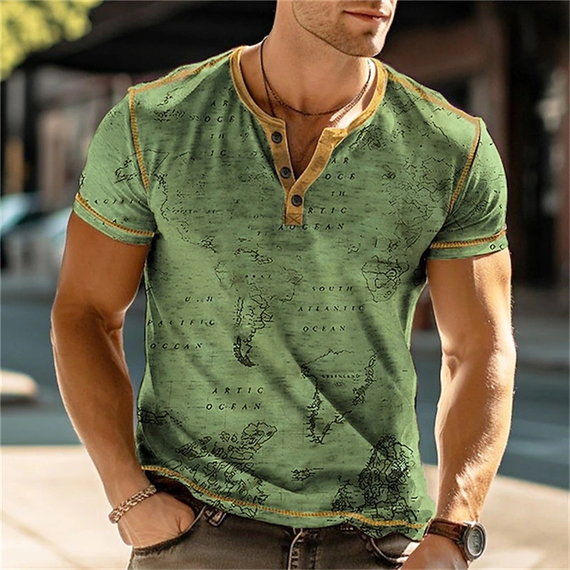 Herenshirts Henry, grappige 3D - Street Fashion Vintage recensie en prijs