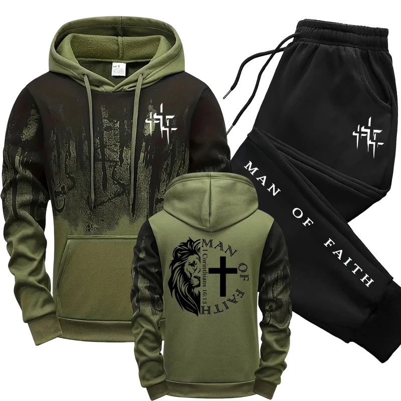 Man of Faith Pattern Herenset  - Street Fashion Outfit recensie en prijs