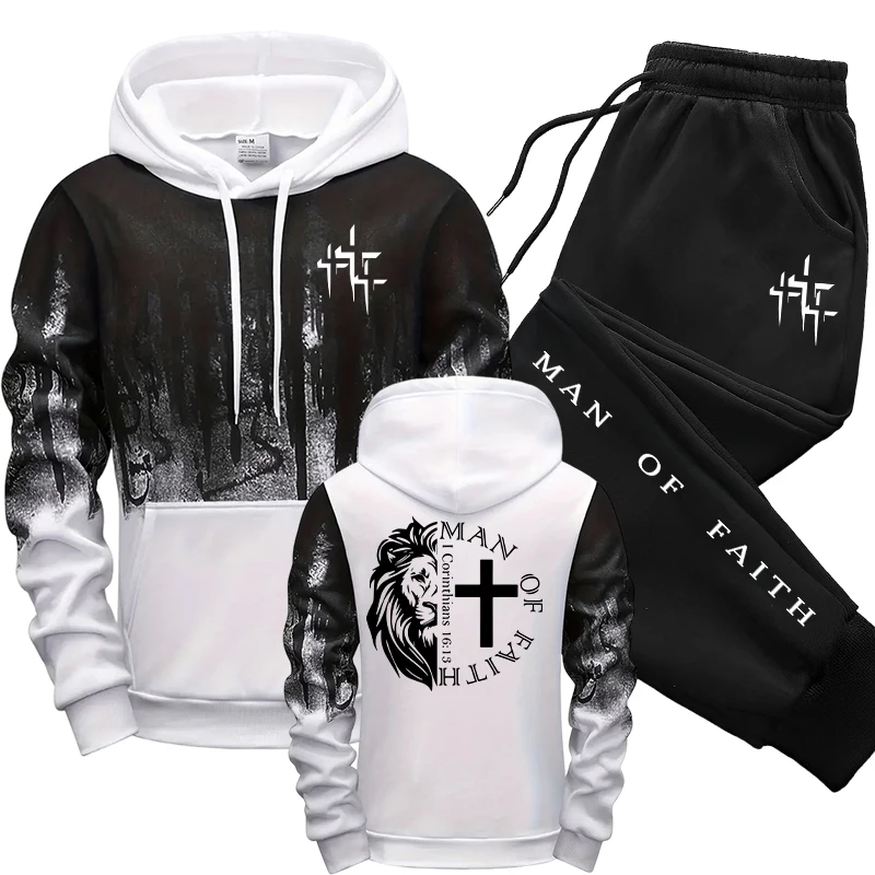 Man of Faith Pattern Herenset  - Street Fashion Outfit recensie en prijs