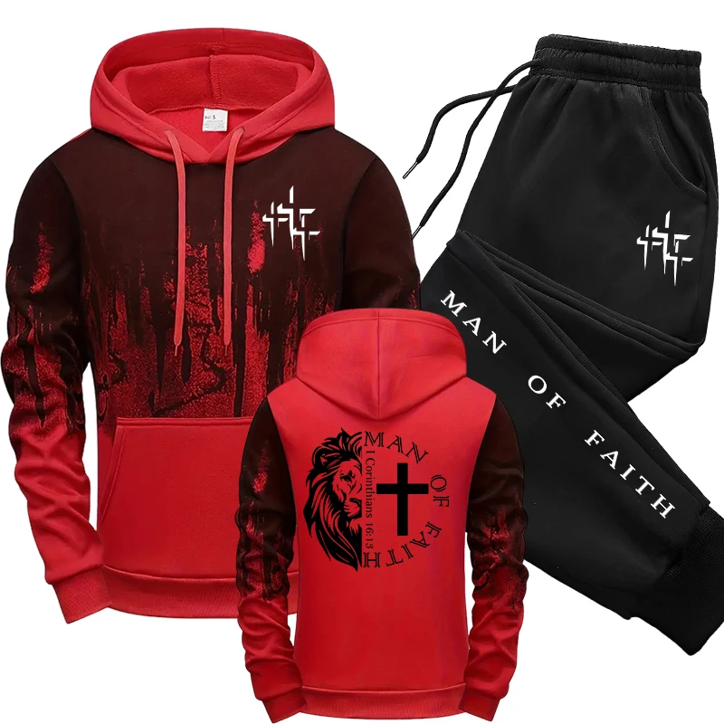 Man of Faith Pattern Herenset  - Street Fashion Outfit recensie en prijs