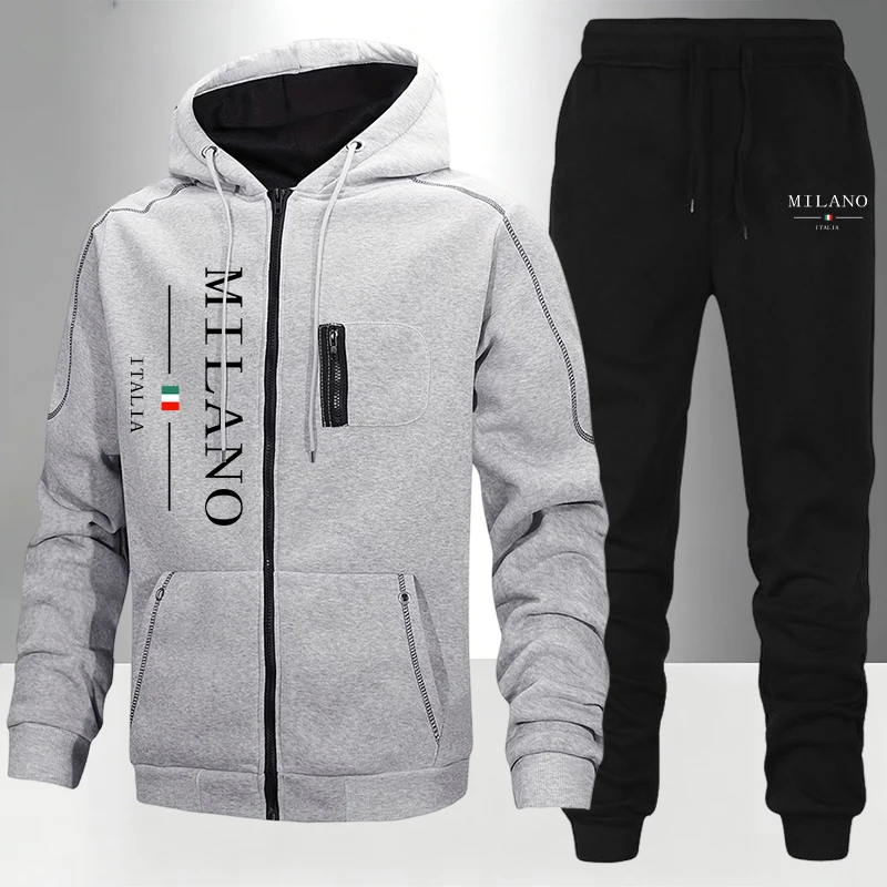 Italië Mode Herenset/Jas/Broek - Street Fashion Hoodie recensie en prijs