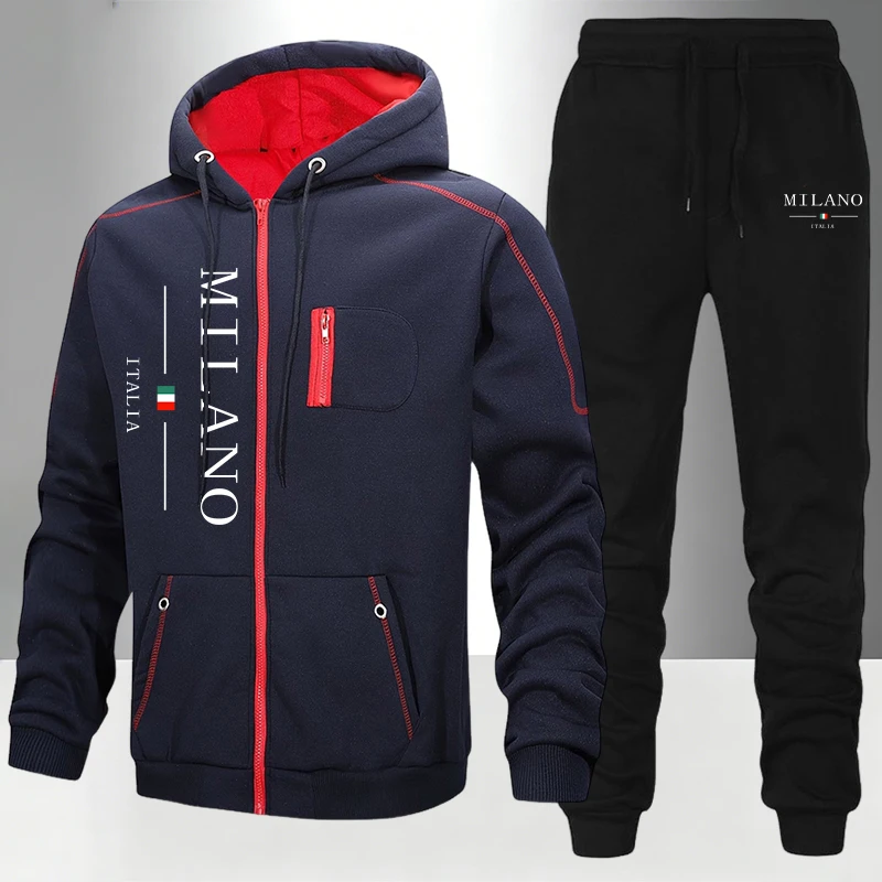 Italië Mode Herenset/Jas/Broek - Street Fashion Hoodie recensie en prijs