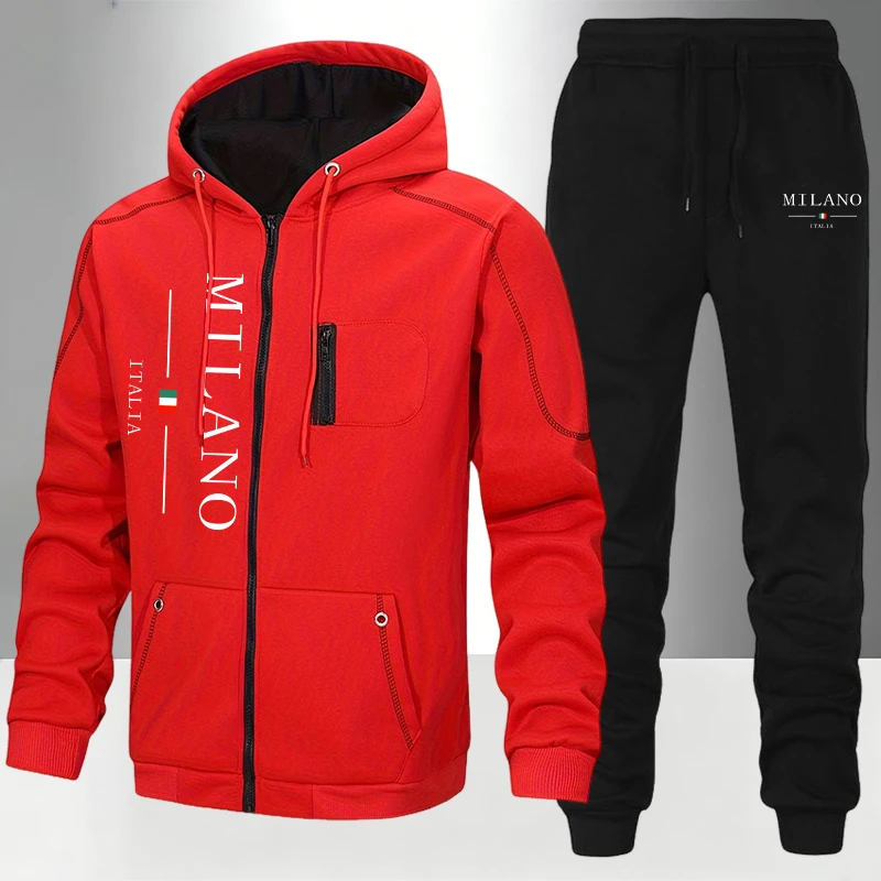Italië Mode Herenset/Jas/Broek - Street Fashion Hoodie recensie en prijs