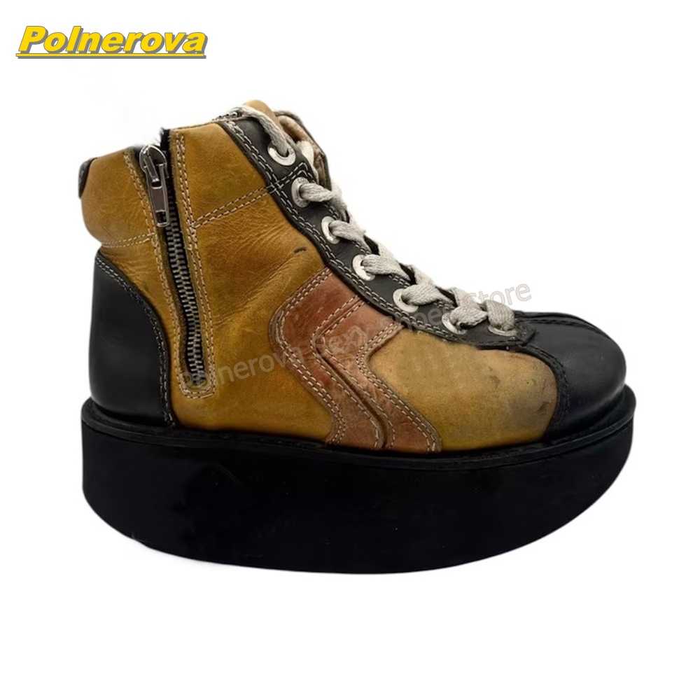 Dames Vintage Kleurblok Platfo - Street Fashion Vintage recensie en prijs