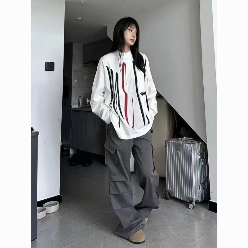 Oversized damessweatshirt met  - Longline Tee Oversized recensie en prijs