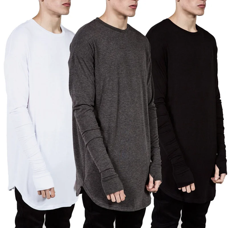 Herentrui met lange mouwen, du - Longline Tee Oversized recensie en prijs